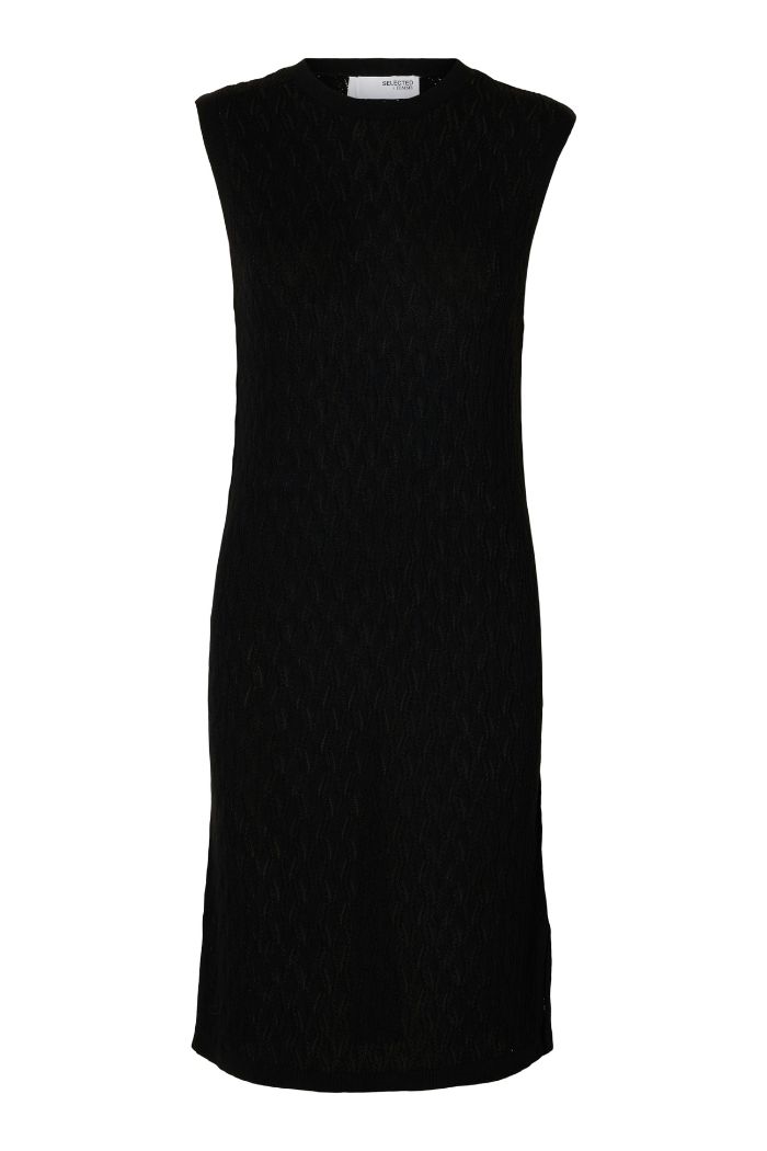 AGY Knit Dress, Black